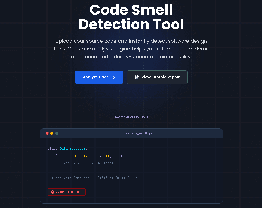 Code Smell Detection
